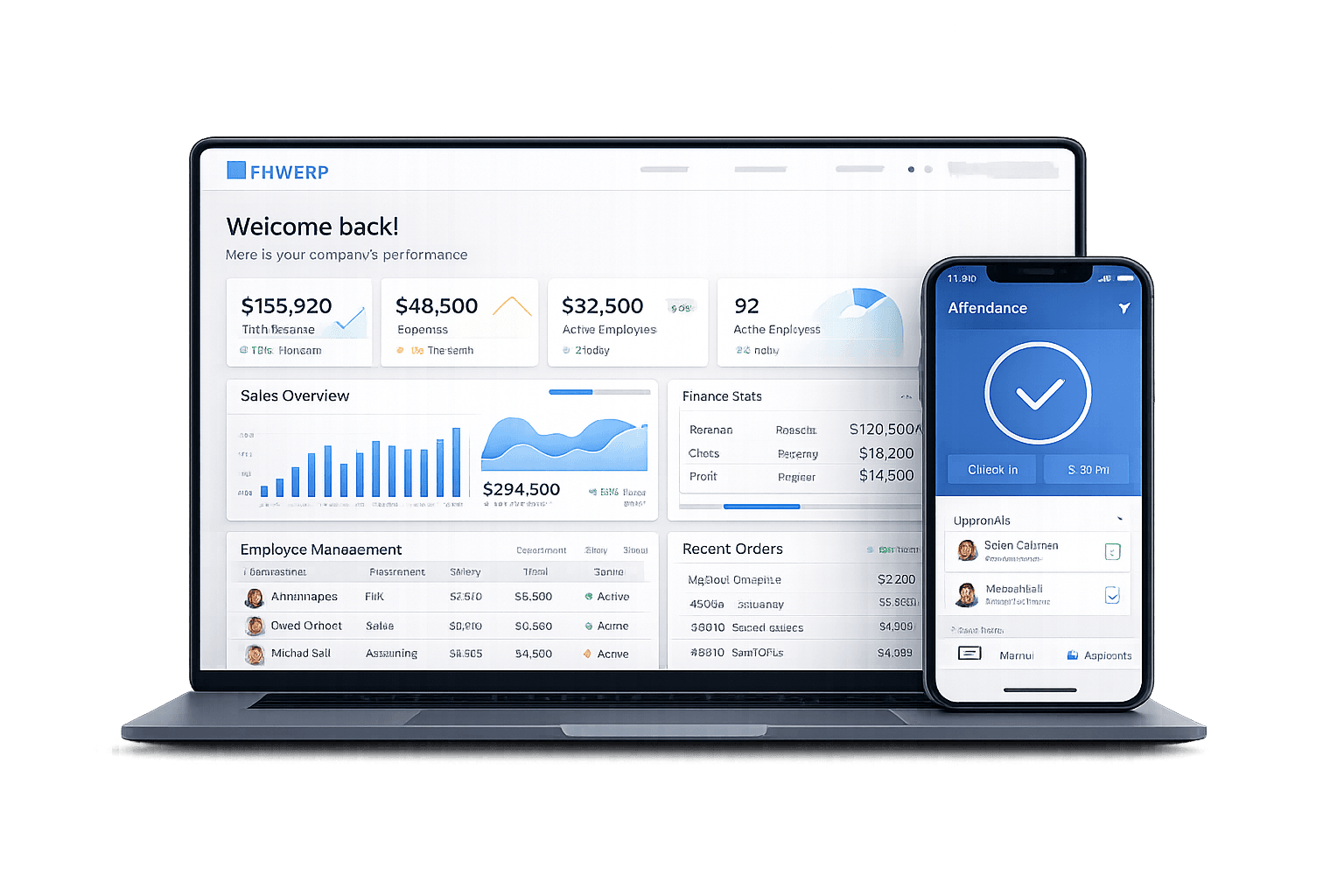 FHERP: Precision Enterprise Resource Planning